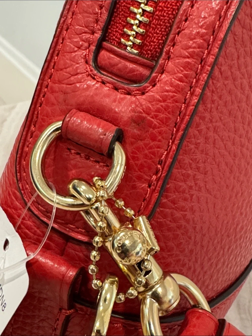 Coach Bag Dome Pebbled Leather Crossbody Bag NWT - Picture 7 of 17
